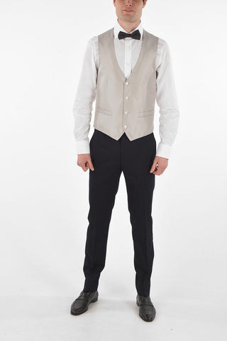 Silk Herringbone CERIMONIA ACADEMY Vest