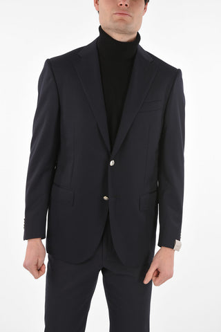 Virgin Wool Single Breasted LEADER Blazer