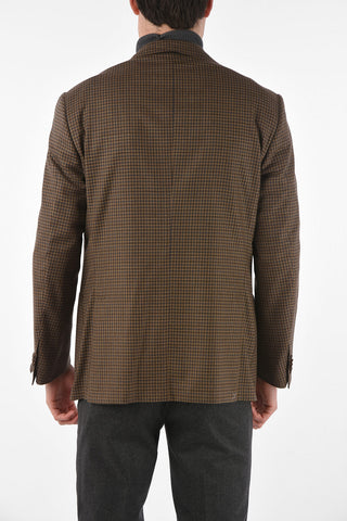 Virgin Wool Mini Checked LEADER SOFT Blazer