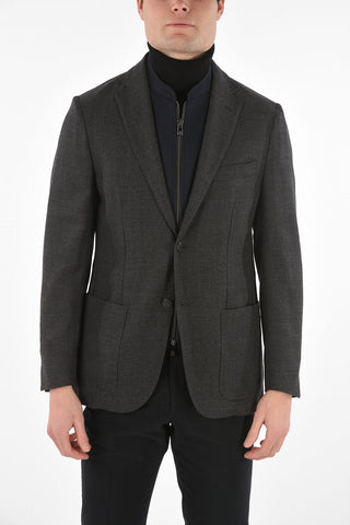 ID Wool IDENTITY Blazer with Detachable Lined