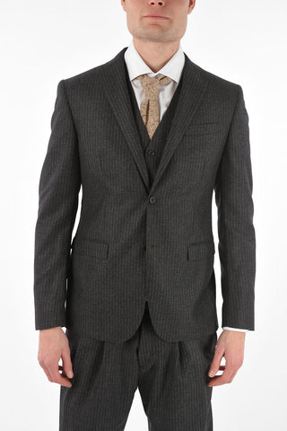 CC COLLECTION Pinstriped Suit RESET with Waistcoat