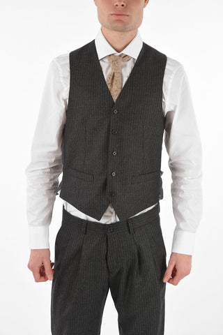 CC COLLECTION Pinstriped Suit RESET with Waistcoat