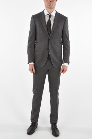 2-Piece ACADEMY Fil à Fil Virgin Wool Suit