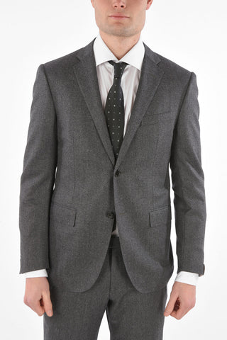 2-Piece ACADEMY Fil à Fil Virgin Wool Suit