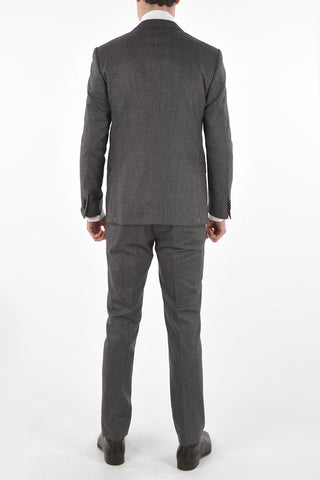 2-Piece ACADEMY Fil à Fil Virgin Wool Suit