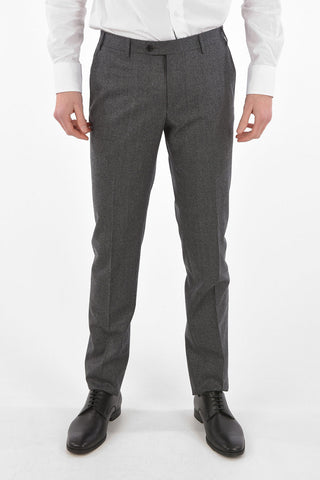 2-Piece ACADEMY Fil à Fil Virgin Wool Suit