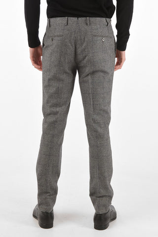 Virgin Wool Houndsthooth Pants