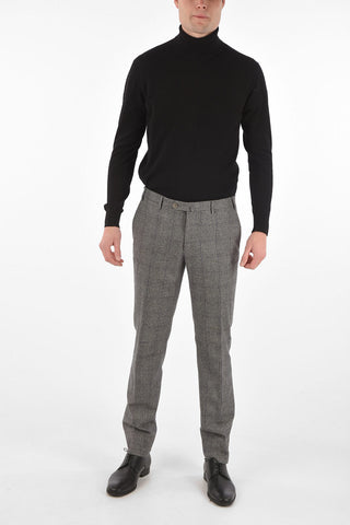 Virgin Wool Houndsthooth Pants
