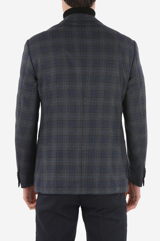Silk and Cashmere Checked LEADER Blazer
