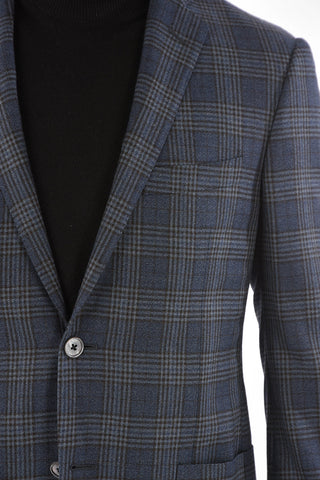 Silk and Cashmere Checked LEADER Blazer