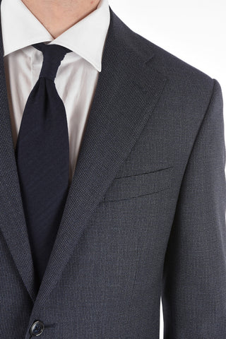 2-Piece ACADEMY Barleycorn Virgin Wool Suit