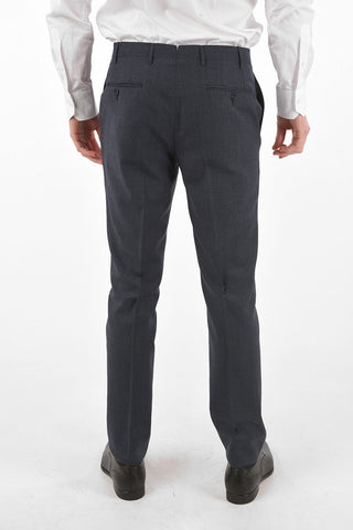 2-Piece ACADEMY Barleycorn Virgin Wool Suit
