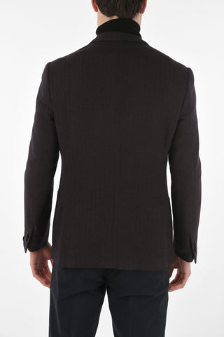 Virgin Wool Herringbone GATE Blazer