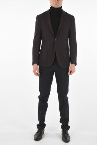 Virgin Wool Herringbone GATE Blazer