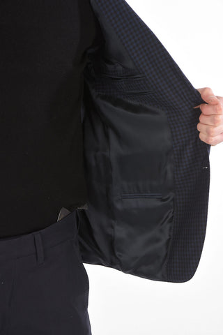 Blazer GATE a Quadretti in Lana Vergine