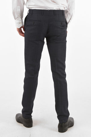 Virgin Wool Checked ACADEMY Suit