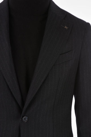CC COLLECTION Virgin Wool Pinstriped RETAILORED Blazer