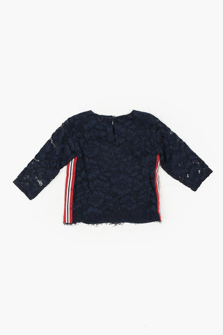 Maglia con Ricami Floreali