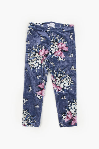 Floral Chenille Leggings