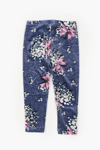 Floral Chenille Leggings