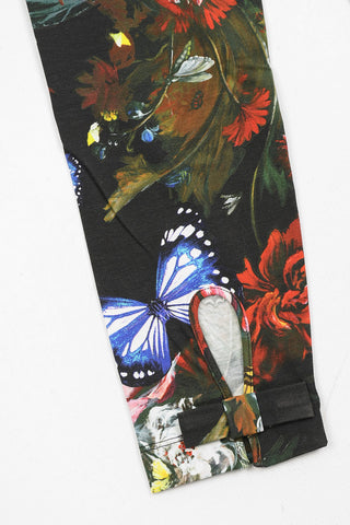 Stretch Cotton Floral Leggings