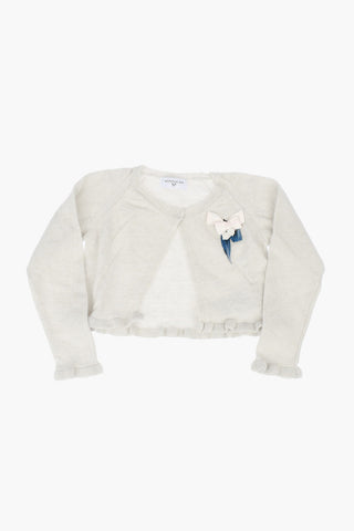 Cardigan con Fiocco