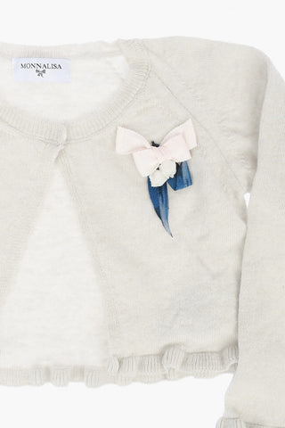 Cardigan con Fiocco