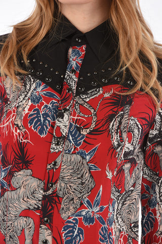 BLACK GOLD silk COMESTE shirt