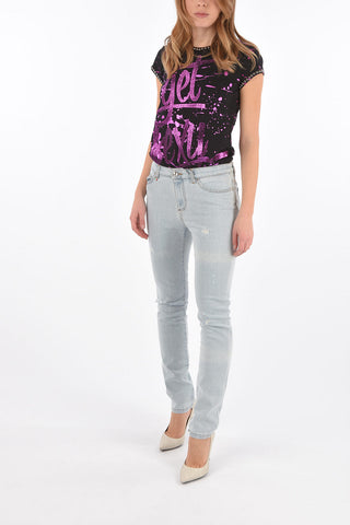 stretch denim slim fit jeans