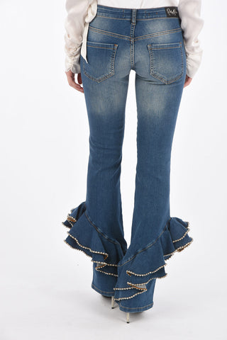 regular waist  BRITTANY FIT jeans with frill hem