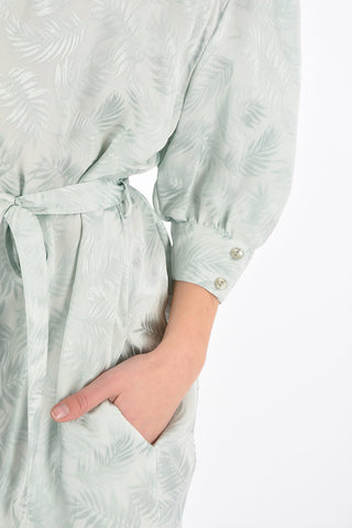 Vestito Chemisier con Abbottonatura Asimmetrica