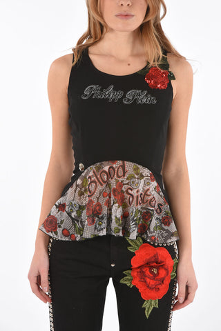 COUTURE top VERO NARIA ricamato