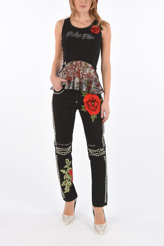 COUTURE top VERO NARIA ricamato