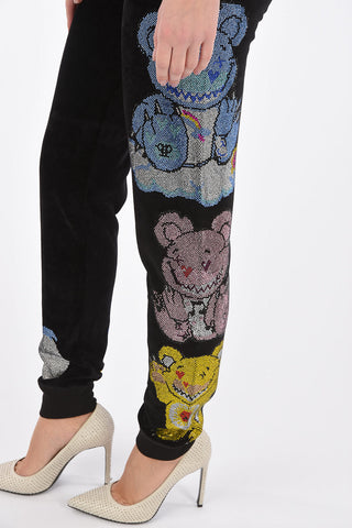 rhinestone embellished DEAR VALERIE jogging pants