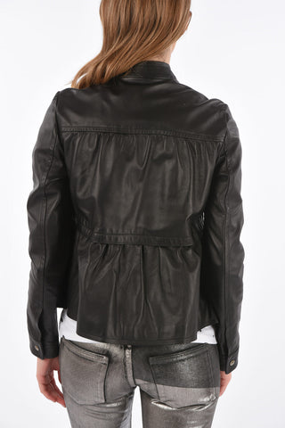 BLACK GOLD leather LIKY biker jacket