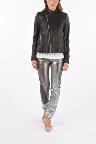 BLACK GOLD leather LIKY biker jacket