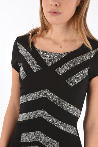 COUTURE vestito attillato VILENA con strass