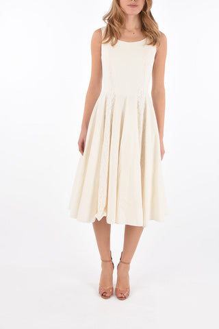 COUTURE lace details below knee ANDERSON KELLY day dress