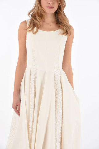 COUTURE lace details below knee ANDERSON KELLY day dress
