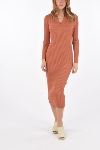 Stretchy Ribbed Dress