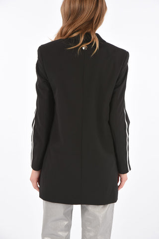 shawl lapel 1 button I can't be maxi blazer