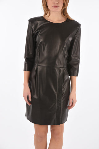 Backless Leather Dress