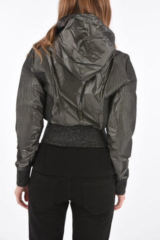 COUTURE lurex details ALVIX crop outerwear jacket