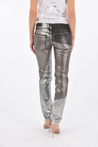BLACK GOLD jeans TYPE-146 effetto metallico