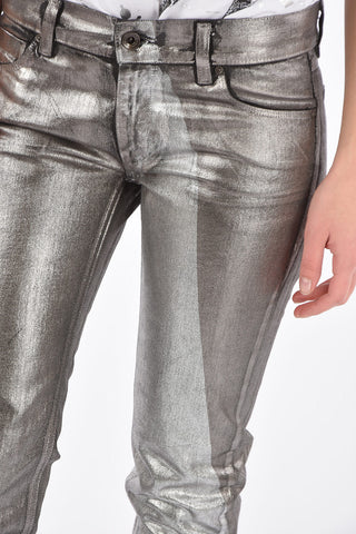 BLACK GOLD jeans TYPE-146 effetto metallico