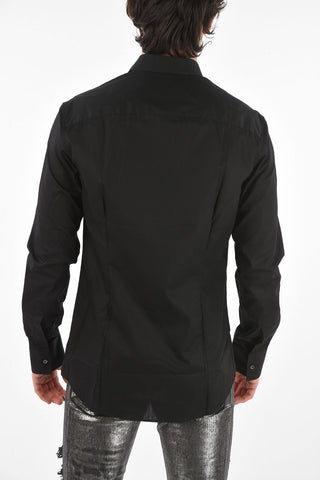 HOMME hidden closure Diamond Cut LS ANSELM shirt