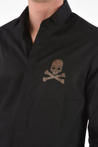 HOMME hidden closure Diamond Cut LS ANSELM shirt