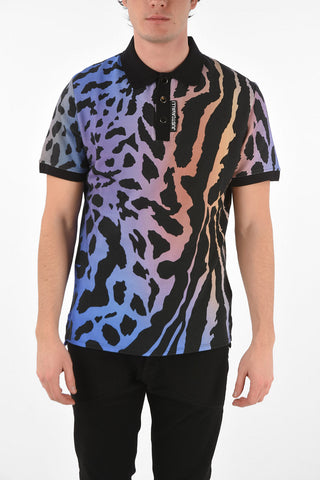 Multicolor Animal Printed Polo