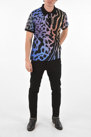 Multicolor Animal Printed Polo