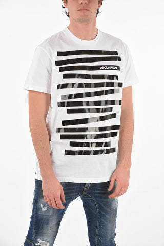 printed CIGARETTE FIT T-Shirt